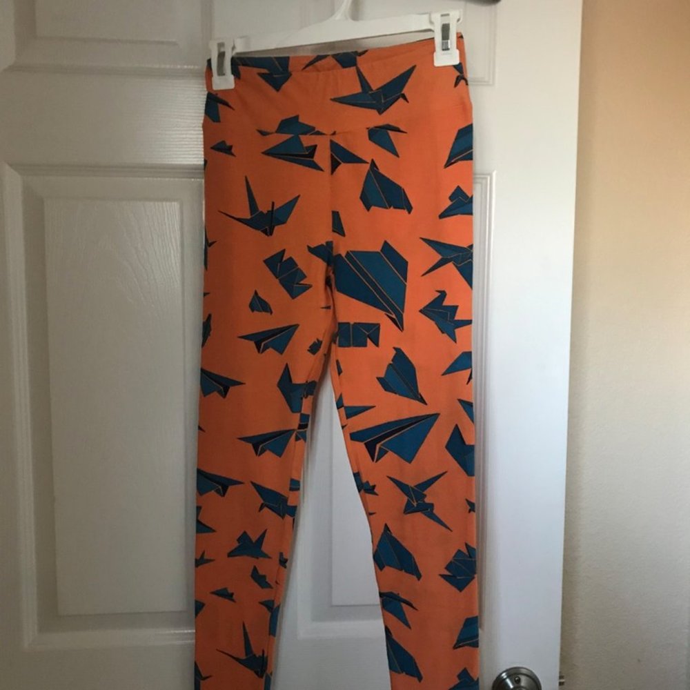 Lularoe OS Leggings Airplanes